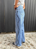 Jeans brodé Tiff