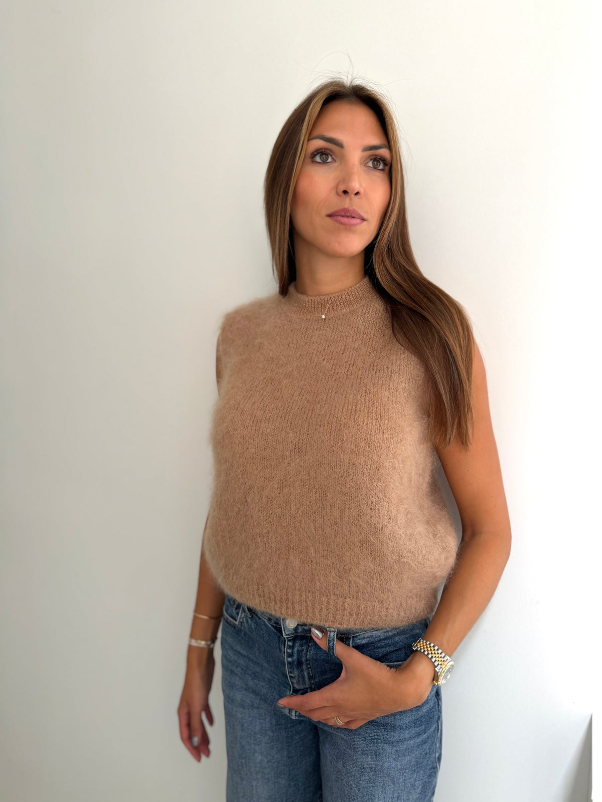 Pull sans manches Céline