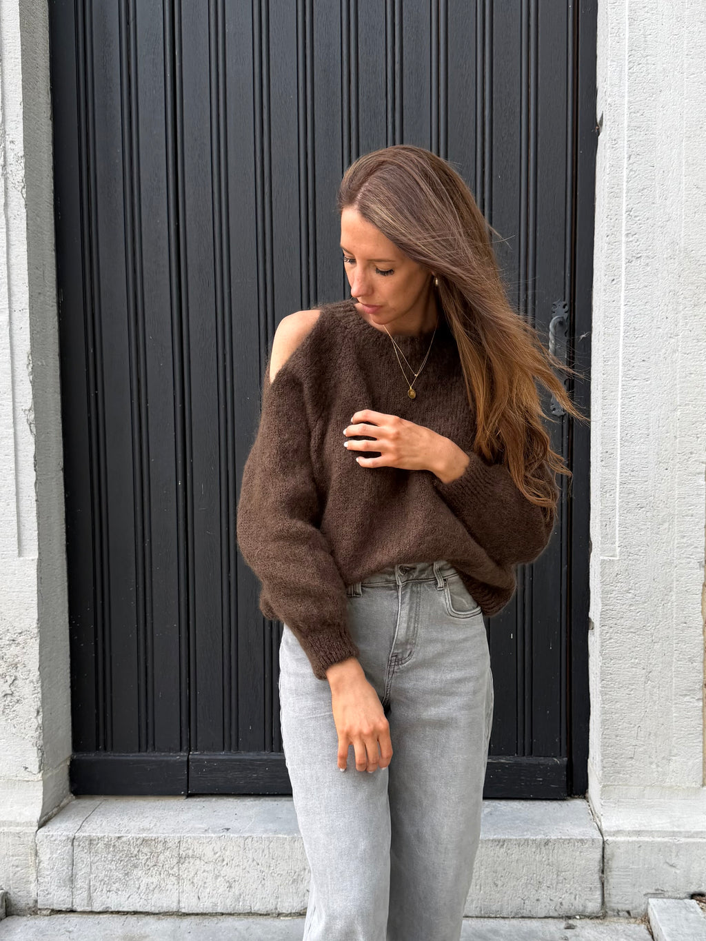 Pull épaule dénudée Alix