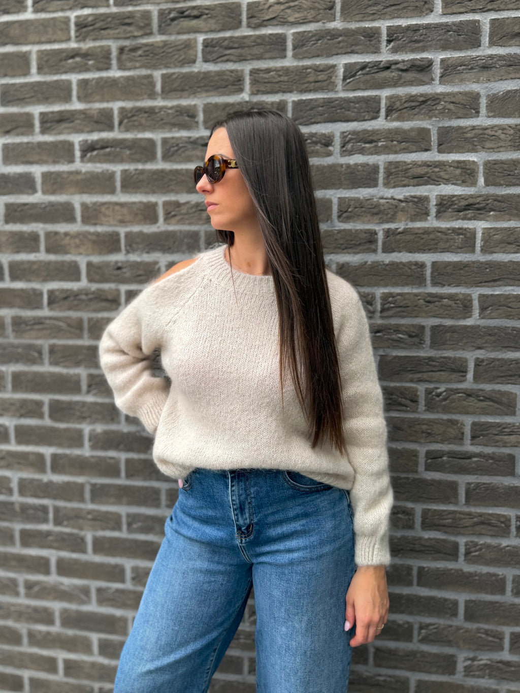 Pull épaule dénudée Alix