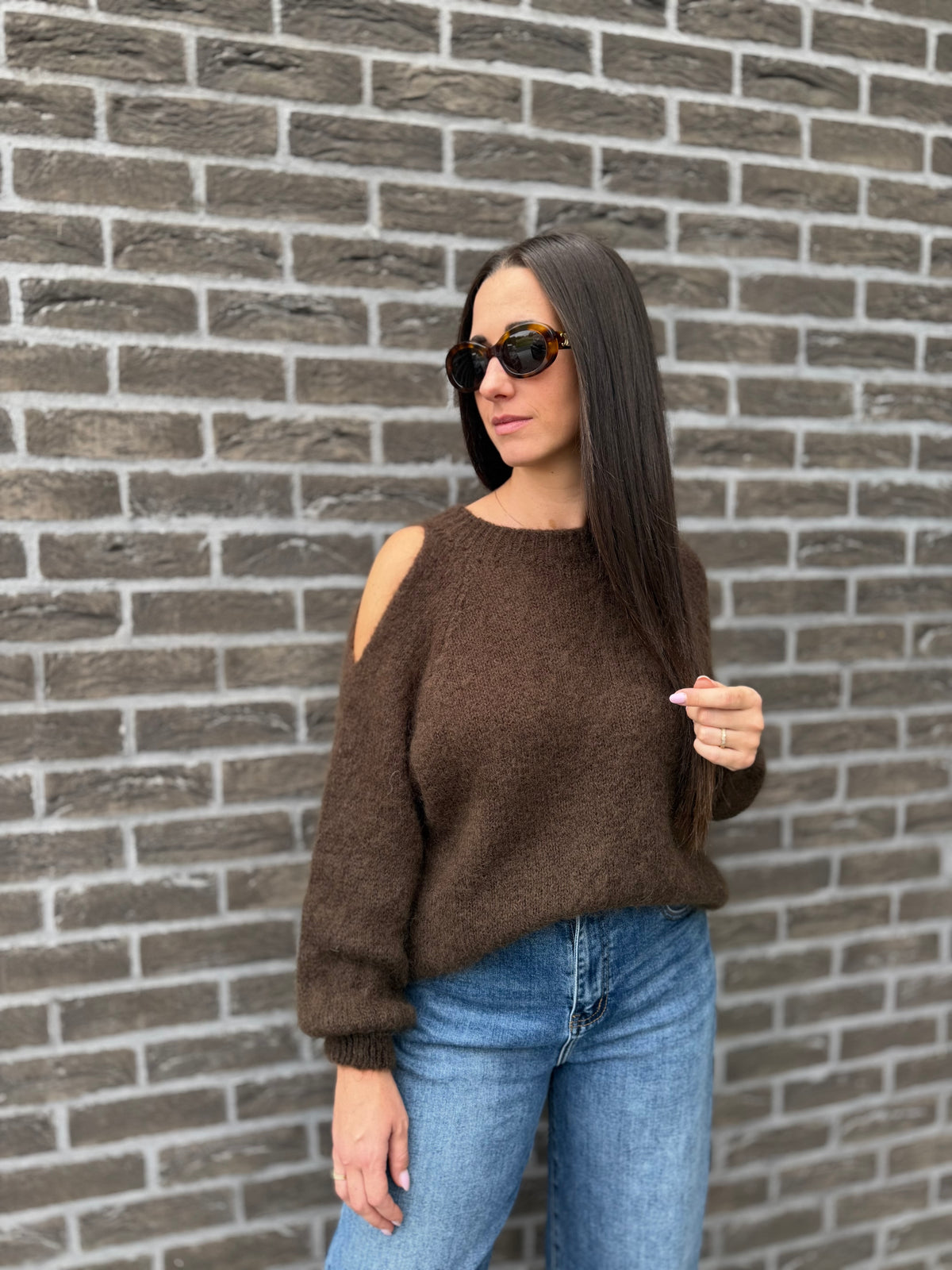 Pull épaule dénudée Alix
